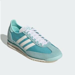 Adidas SL72 OG Aqua and White Sneakers NWOB